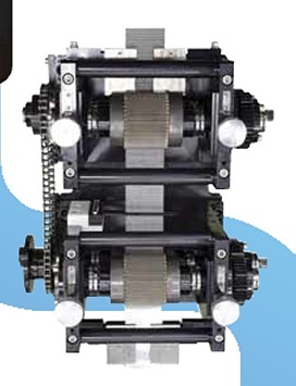 Fin forming roller stack unit