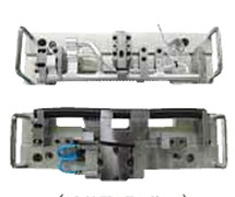 Condenser header tooling with carrying handles