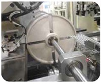 Tube dispenser unit with rotary disc