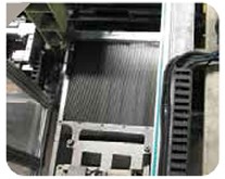 Fin pallet with stacked fins