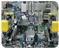 Core assembly unit with yellow guards