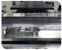 Fin and tube assembly unit with fin magazine