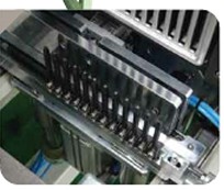 CAC header tooling with comb fingers